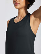 Baleaf Women's Quick-Dry Neck-Length Tank Top Anthracite Details