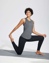 Baleaf Women's Quick-Dry Neck-Length Tank Top Castlerock Full