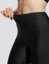Baleaf Women's Quick-dry High-Rised Swim Trunks Anthracite Details