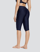 Baleaf Women's Quick-dry High-Rised Swim Trunks Peacoat Back