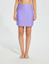 Baleaf Women's High-Rise Tummy Control Straight Swim Skort Violet Tulip Main