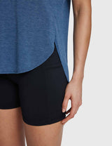 Baleaf Women's Lightweight Soft Split-Hem Short-Sleeve Blue Wing Teal Details