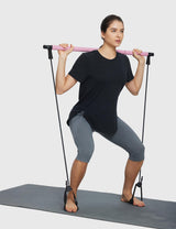 Baleaf Women's Lightweight Soft Split-Hem Short-Sleeve Anthracite Full