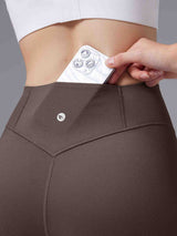 Cozy Fleece High-Waist Flare Pocket Pants