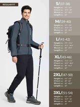 Men's knit thermal cycling jacket in dark gray with size chart. Regular fit. #color_Dark Gray