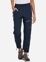 Baleaf navy blue outdoor adventure hiking pants with zippered pockets.