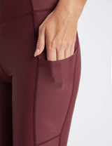 Flyleaf UPF50+ High Rise Swim Shorts Zinfandel Side