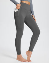 Baleaf Women's Laureate High-Rise Thermal Leggings dbh073 Grey Main