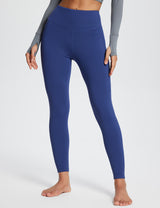 Blue Laureate high-rise thermal leggings with a slim fit and 25.8" inseam for women.