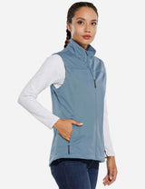 Baleaf Womens Windproof & Waterproof Sleeveless Vest w Full Zip Pocket aga106 RivieraSide