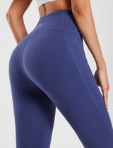 #Baleaf Women's High Rise Knee-length Pocketed Capris Estate Blue Details