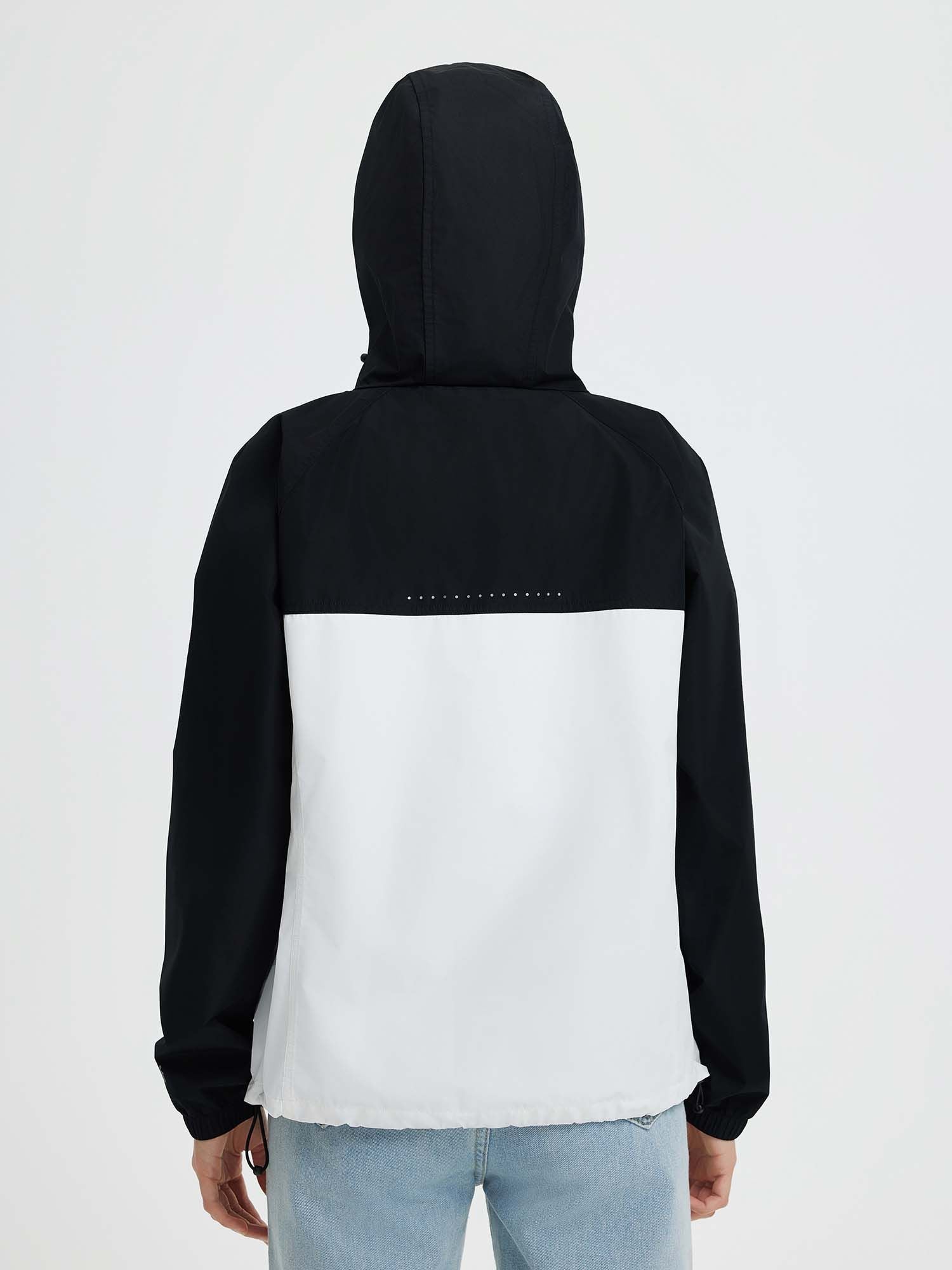 Packable 1/4-Zip Windbreaker Jacket | Waterproof Hooded - Baleaf