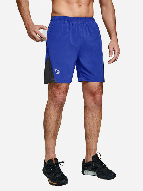 Men's 7" Running Shorts with Liner in Royal Blue