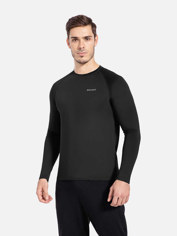 Men's Crewneck Slim-Fit Long Sleeve