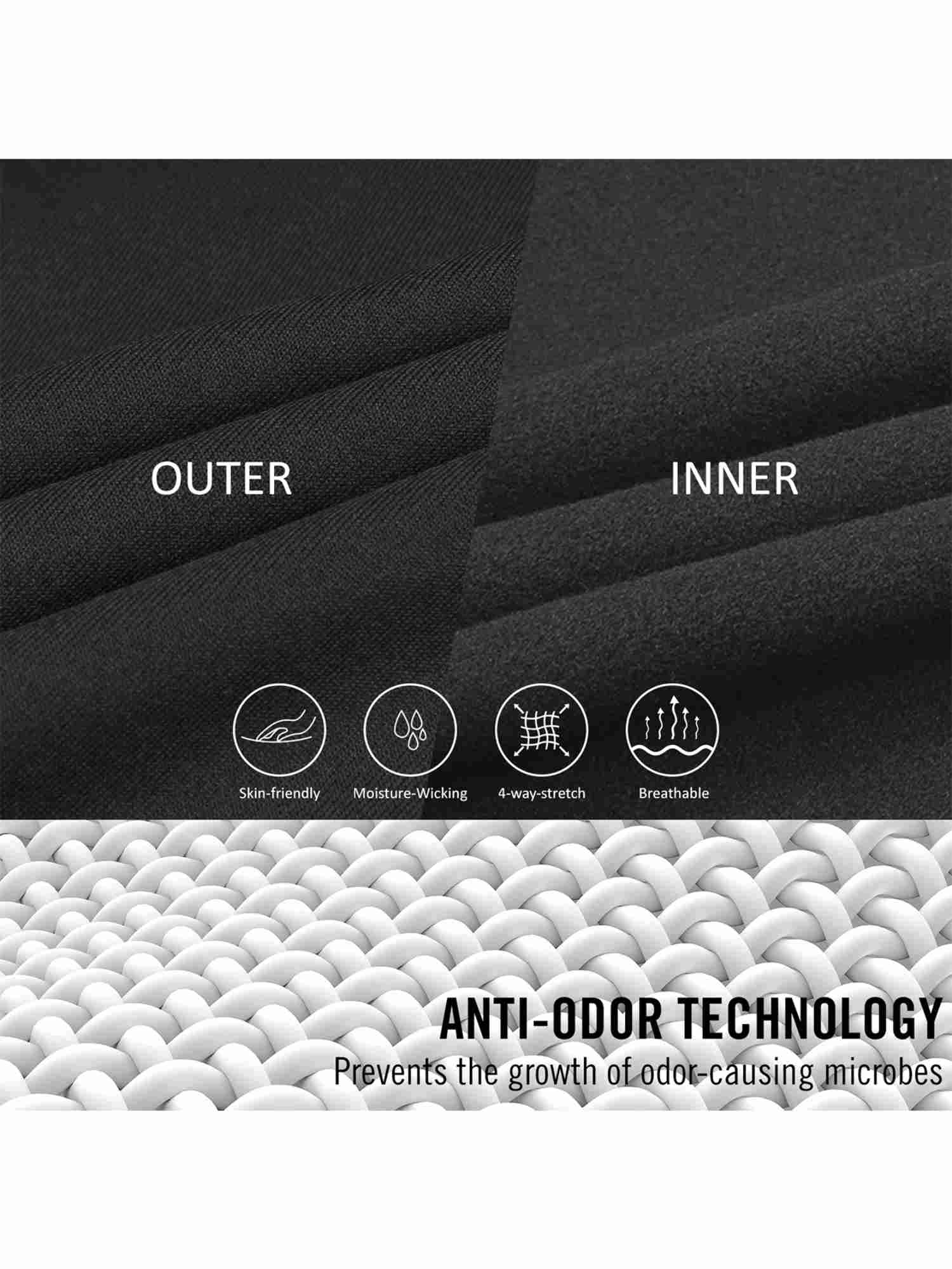 baleaf Boys Thermal Compression Shirts Youth Long Sleeve Fleece Base Layer Soccer Football Cold Gear