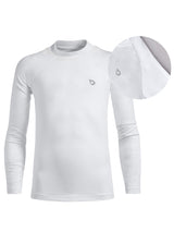 baleaf Boys Thermal Compression Shirts Youth Long Sleeve Fleece Base Layer Soccer Football Cold Gear