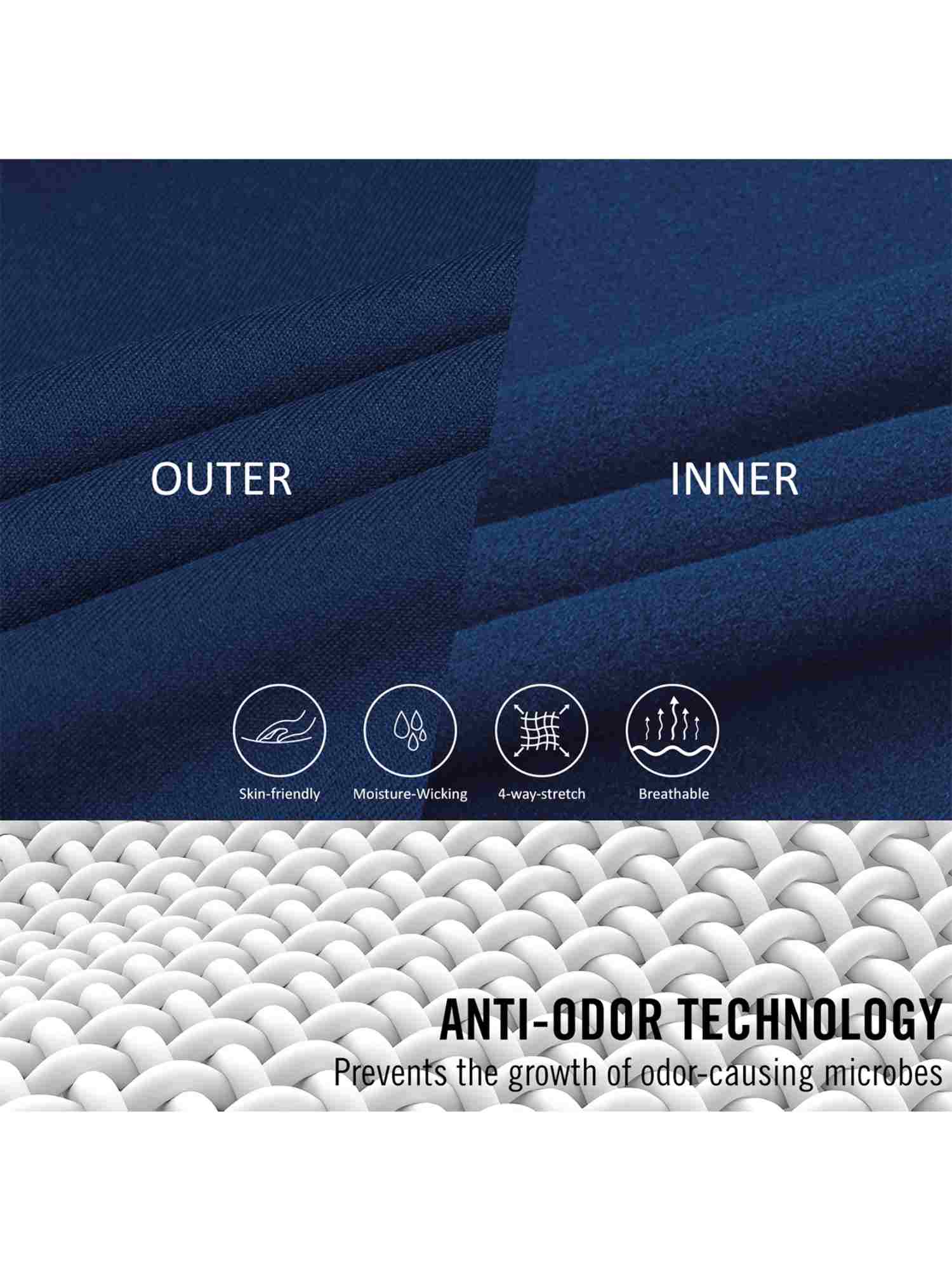 baleaf Boys Thermal Compression Shirts Youth Long Sleeve Fleece Base Layer Soccer Football Cold Gear