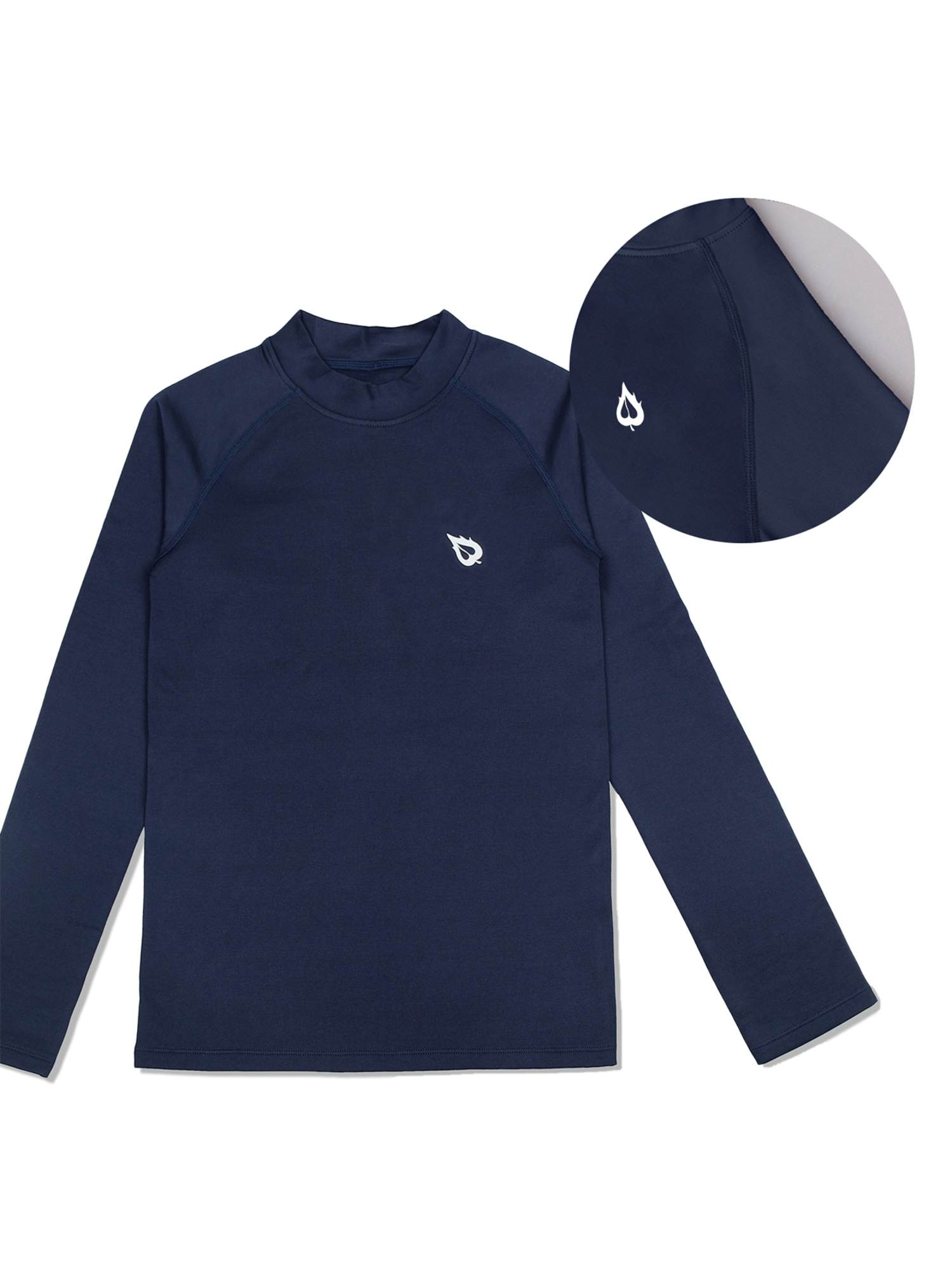 baleaf Boys Thermal Compression Shirts Youth Long Sleeve Fleece Base Layer Soccer Football Cold Gear