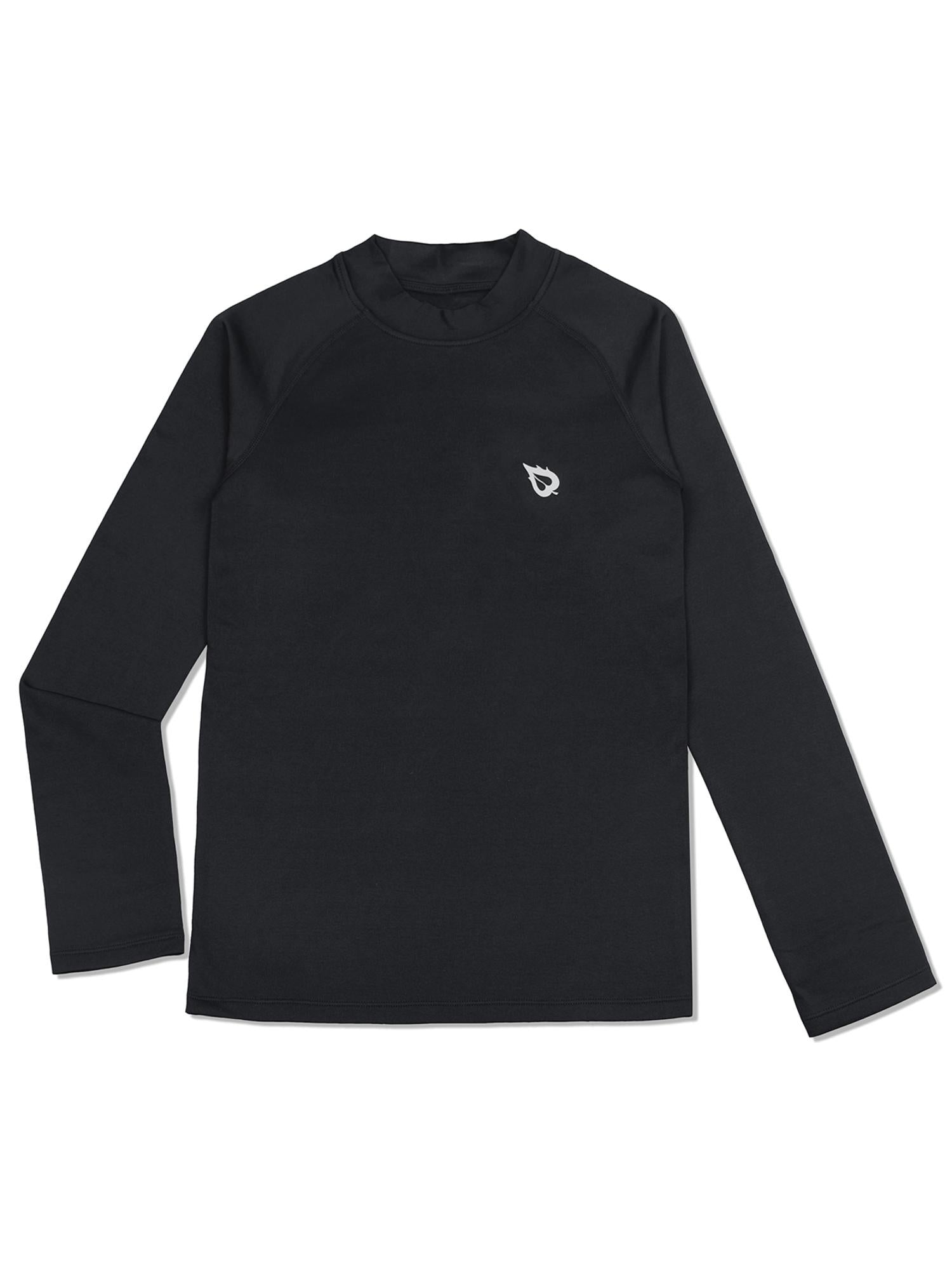 baleaf Boys Thermal Compression Shirts Youth Long Sleeve Fleece Base Layer Soccer Football Cold Gear