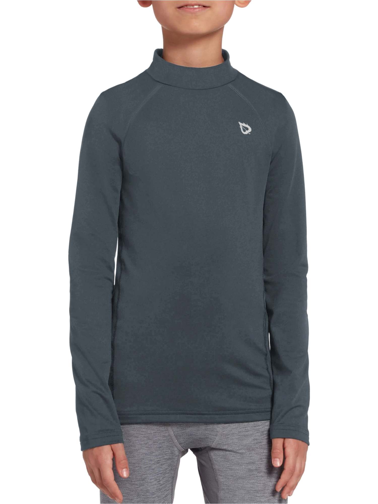 baleaf Boys Thermal Compression Shirts Youth Long Sleeve Fleece Base Layer Soccer Football Cold Gear