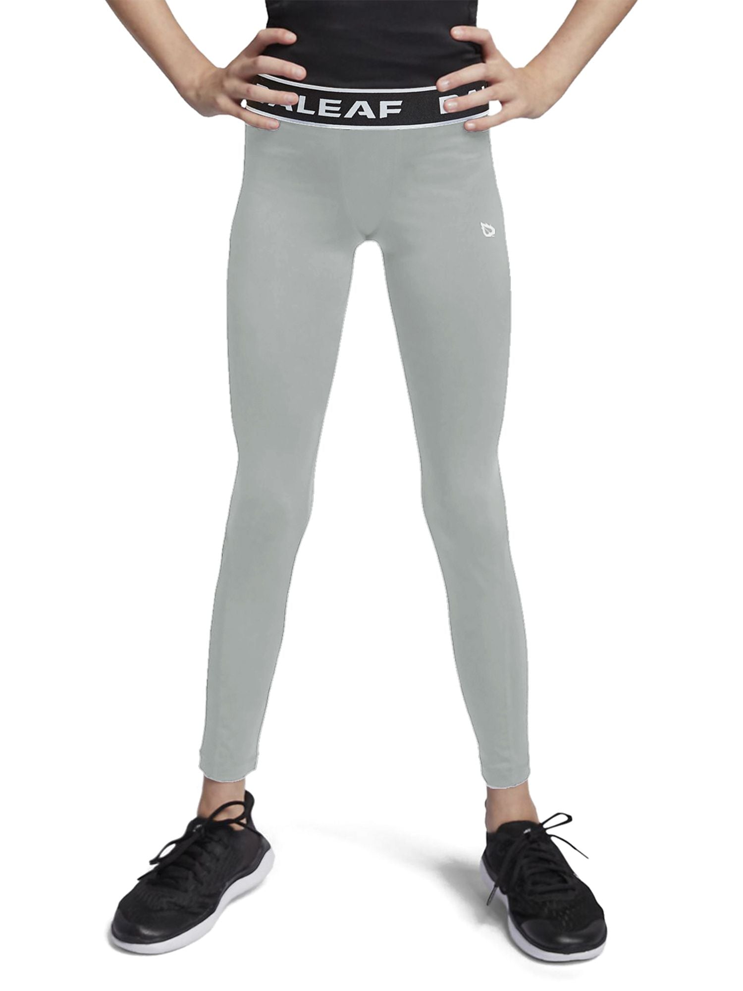 baleaf Boys Fleece Compression Leggings Youth Pants Kids Tights Football Basketball Baseball Sports Cold Weather Gear