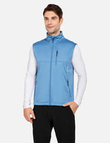 Baleaf Men's Lightweight Wind & Waterproof Pocketed Outdoor Vest 2XL / Light Blue