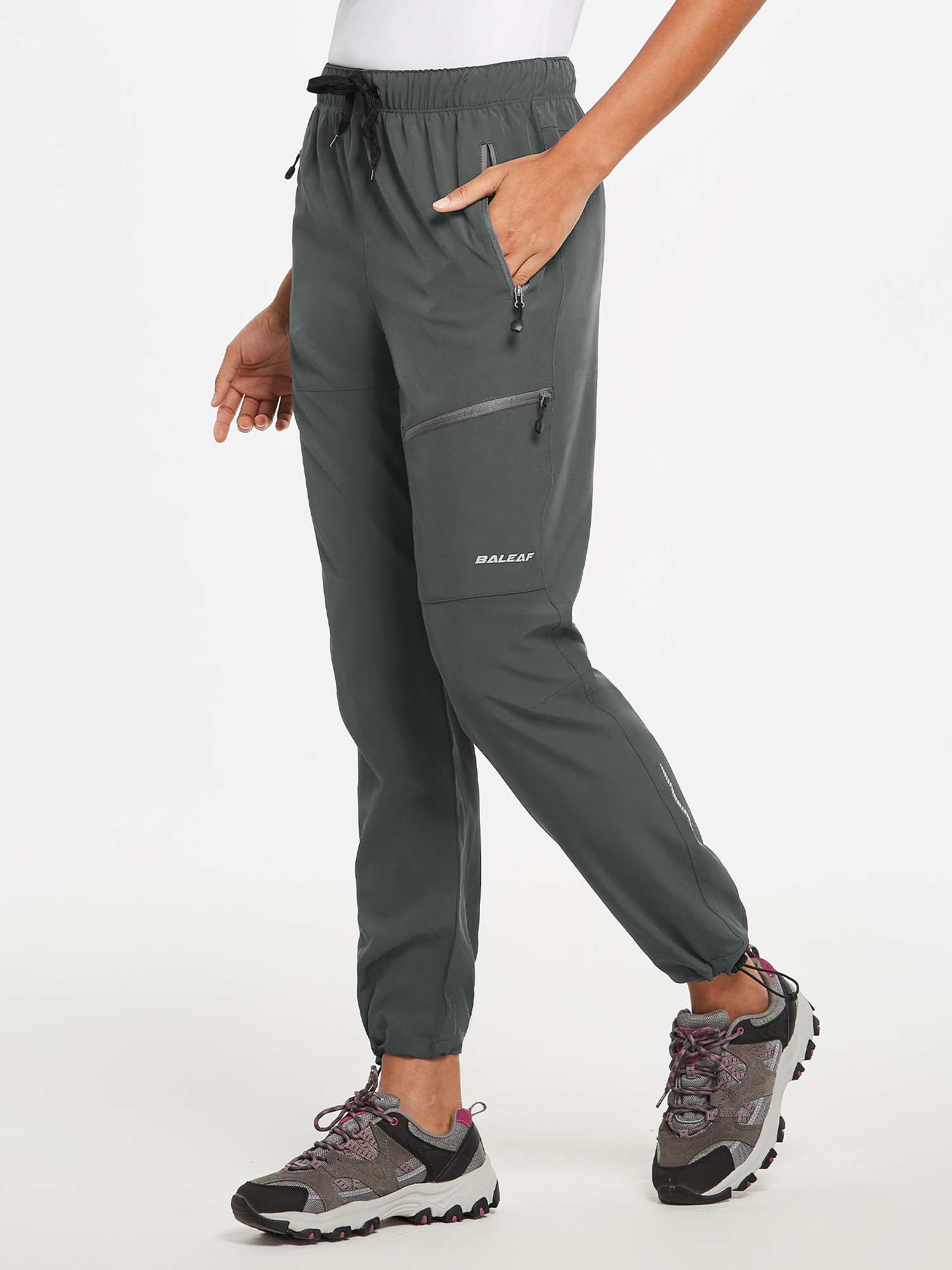 baleaf Wandelbroek voor dames, cargobroek, ademend, elastische outdoorbroek, trekkingbroek, sneldrogend, licht, met ritssluiting, zwart, S baleaf Wandelbroek voor dames, cargobroek, ademend, elastische outdoorbroek, trekkingbroek, sneldrogend, licht, met ritssluiting, zwart, S