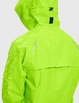 Baleaf Men's Breathable Waterproof Hooded Jacket Fluorescent Yellow Details