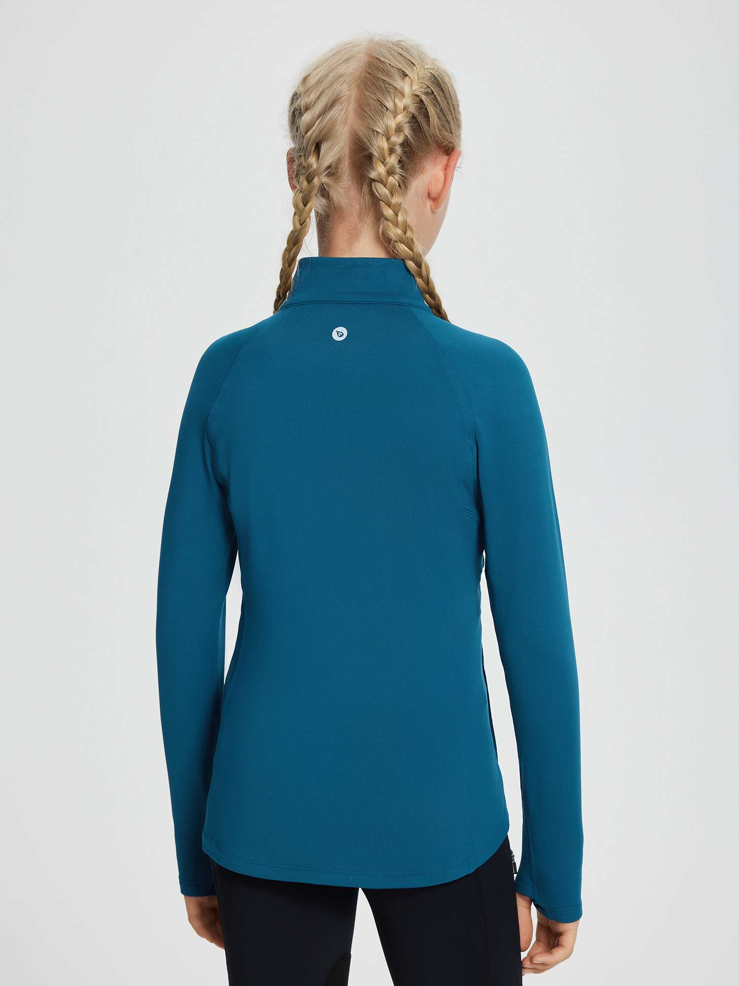 baleaf Fleece Girls Jacket Zip Up Fall Jackets Kids Equestrian Riding Shirts Thermal Athletic Sweatshirts Warm