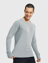 Baleaf Men‘s Quick-dry UPF 50+ Zipper Pocket Shirt High-Rise Side