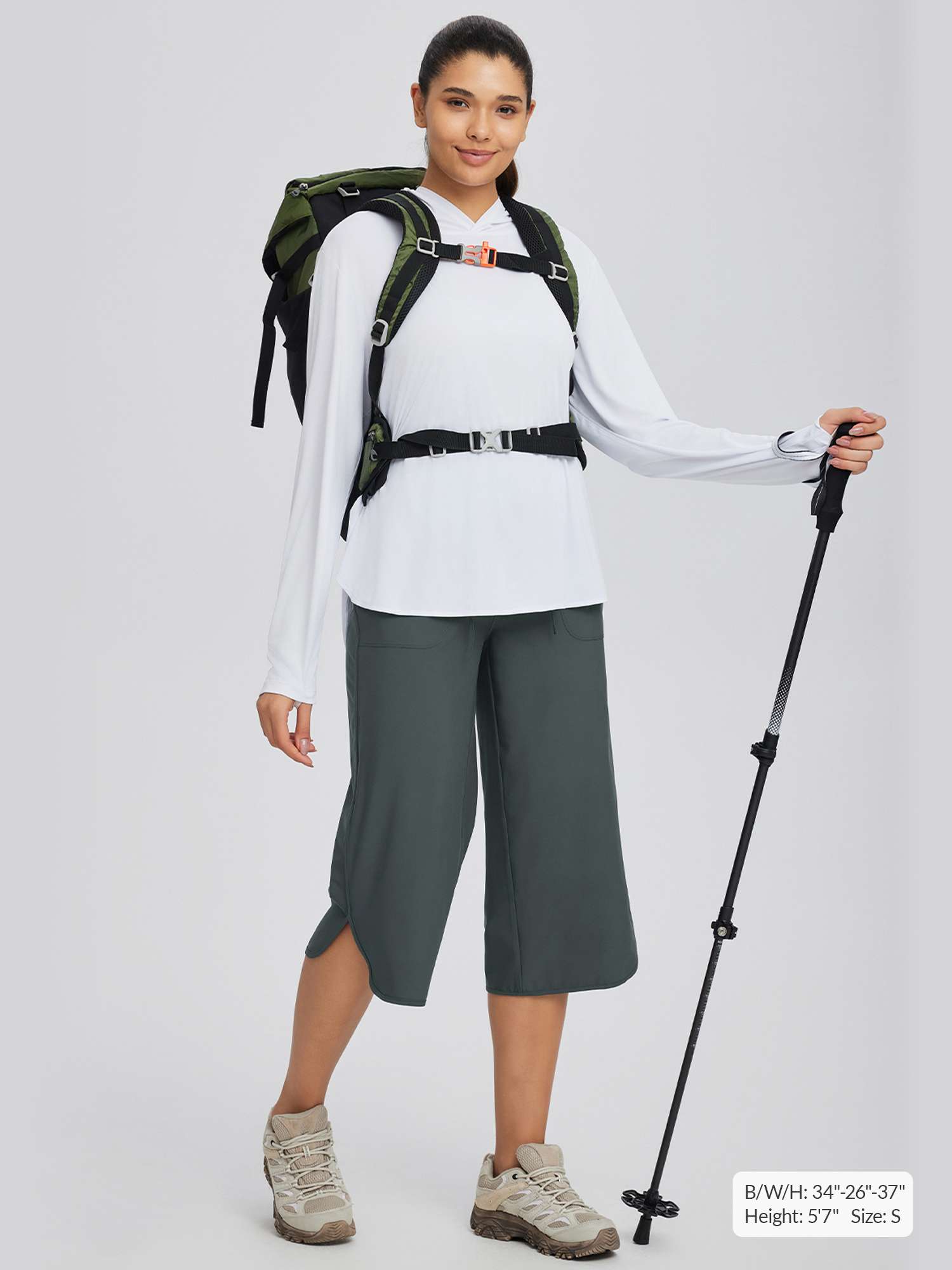 Laureate Trail UPF 50+ Wide Leg Capris