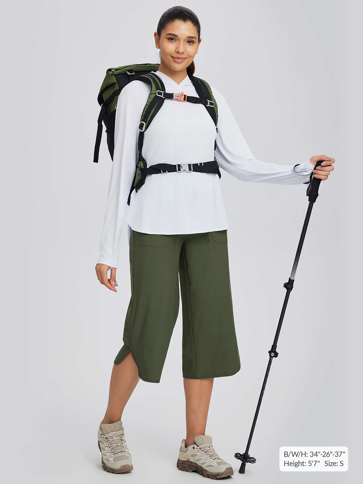 Laureate Trail UPF 50+ Wide Leg Capris