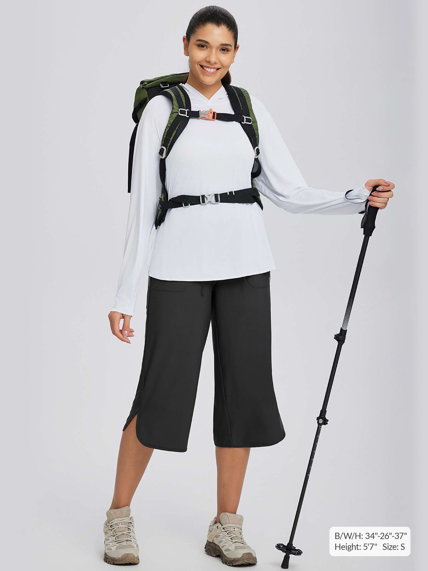 Laureate Trail UPF 50+ Wide Leg Capris