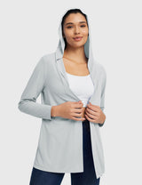 Baleaf Women's Quick-dry Sun-protective Hooded Jacket High-Rise Main