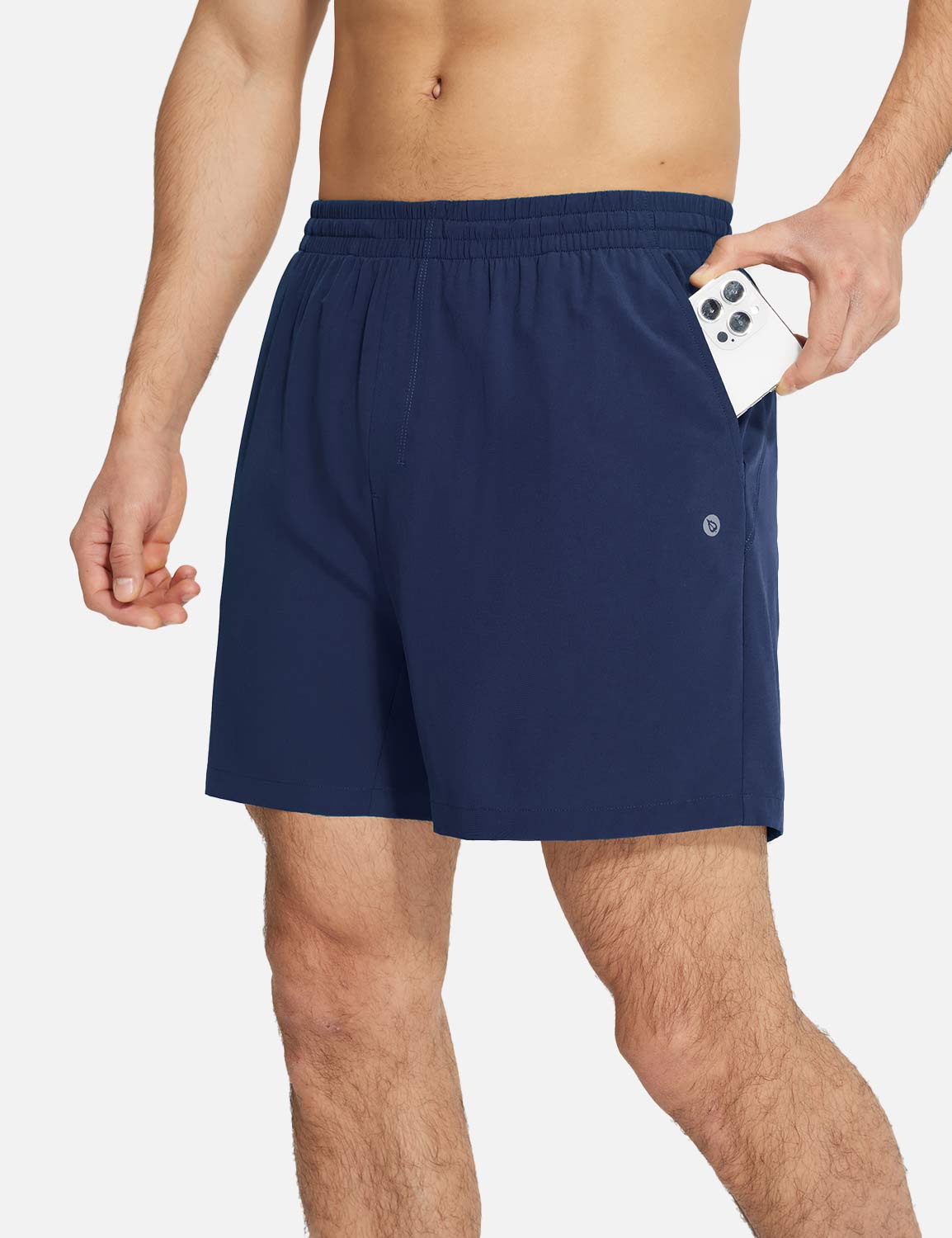 Baleaf Men's Lightweight Quick-dry Shorts Dark Sapphire with Pockets
