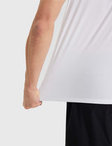Baleaf Men's Quick Dry UPF 50+ Athletic T-shirts Lucent White Details