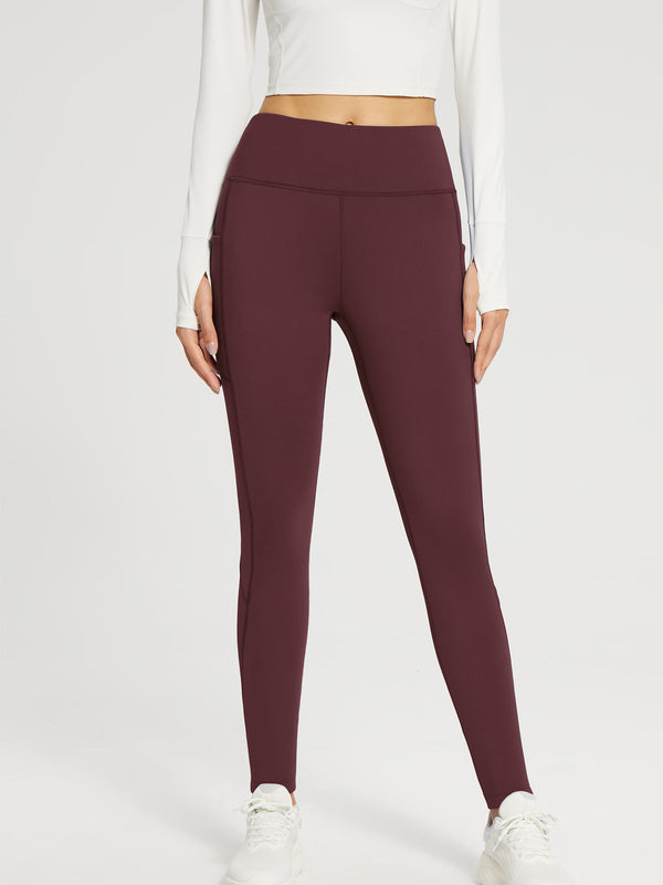Flyleaf Thick Fleece Lined Zipper Pocket leggings