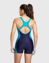 Baleaf Women's Crossback Competitive One-piece Swimsuit Barrier Reef Back