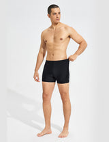 Baleaf Men's Stretchy Soft Competitive Swim Shorts Anthracite Full