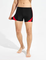 Baleaf Men's Stretchy Soft Competitive Swim Shorts Fiery Red Main