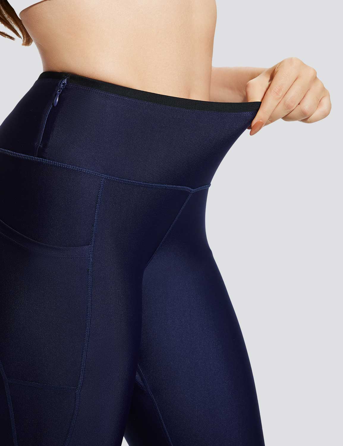 Baleaf Women's UPF 50+ Multi-Pocket Swimming Pants Peacoat Details