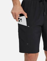Baleaf Men's UPF 50+ Multi-Pocket Beach Pants Anthracite Details