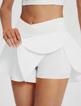 Baleaf Women's Lightweight Loose-fitting Butterfly Shorts Lucent White Details