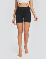 Baleaf Women's High Rise Tight-fitting Shorts Anthracite Main