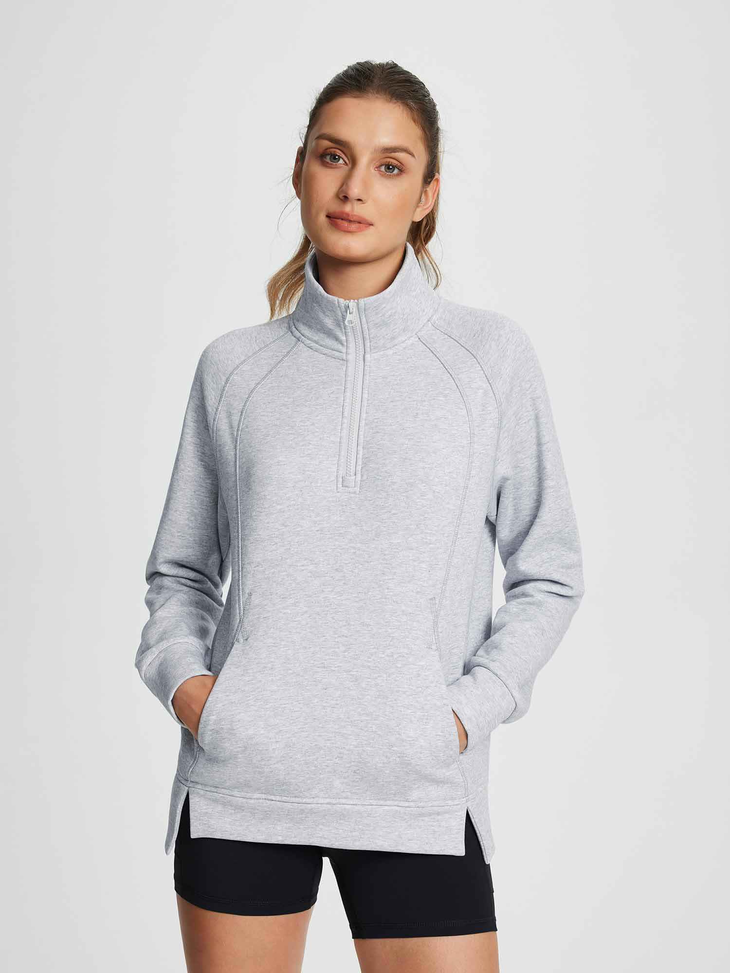 Baleaf Women's Lightweight Cozy Fleece Half-Zip Pullover