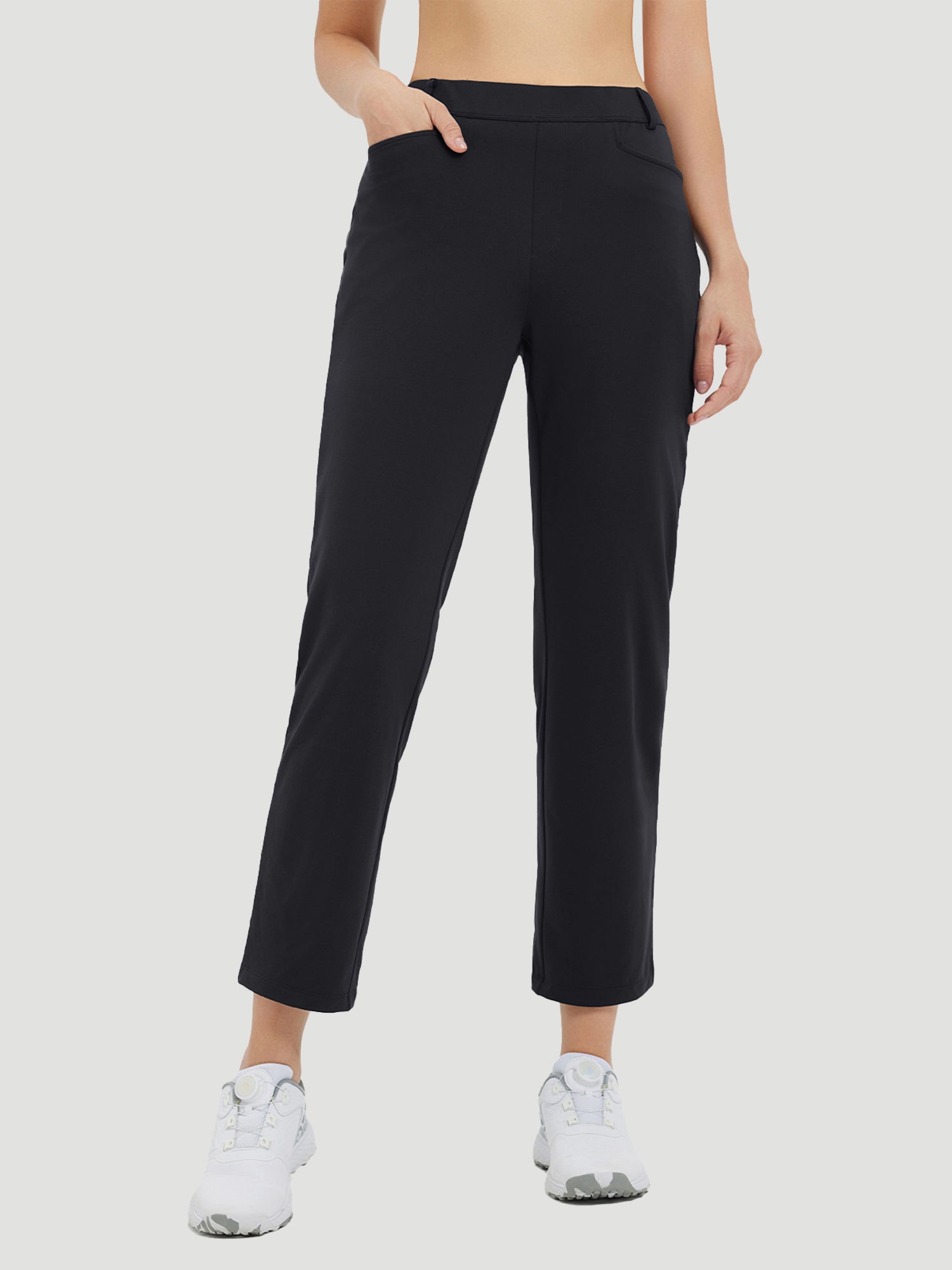 27" Golf Fleece Straight-Leg Pants