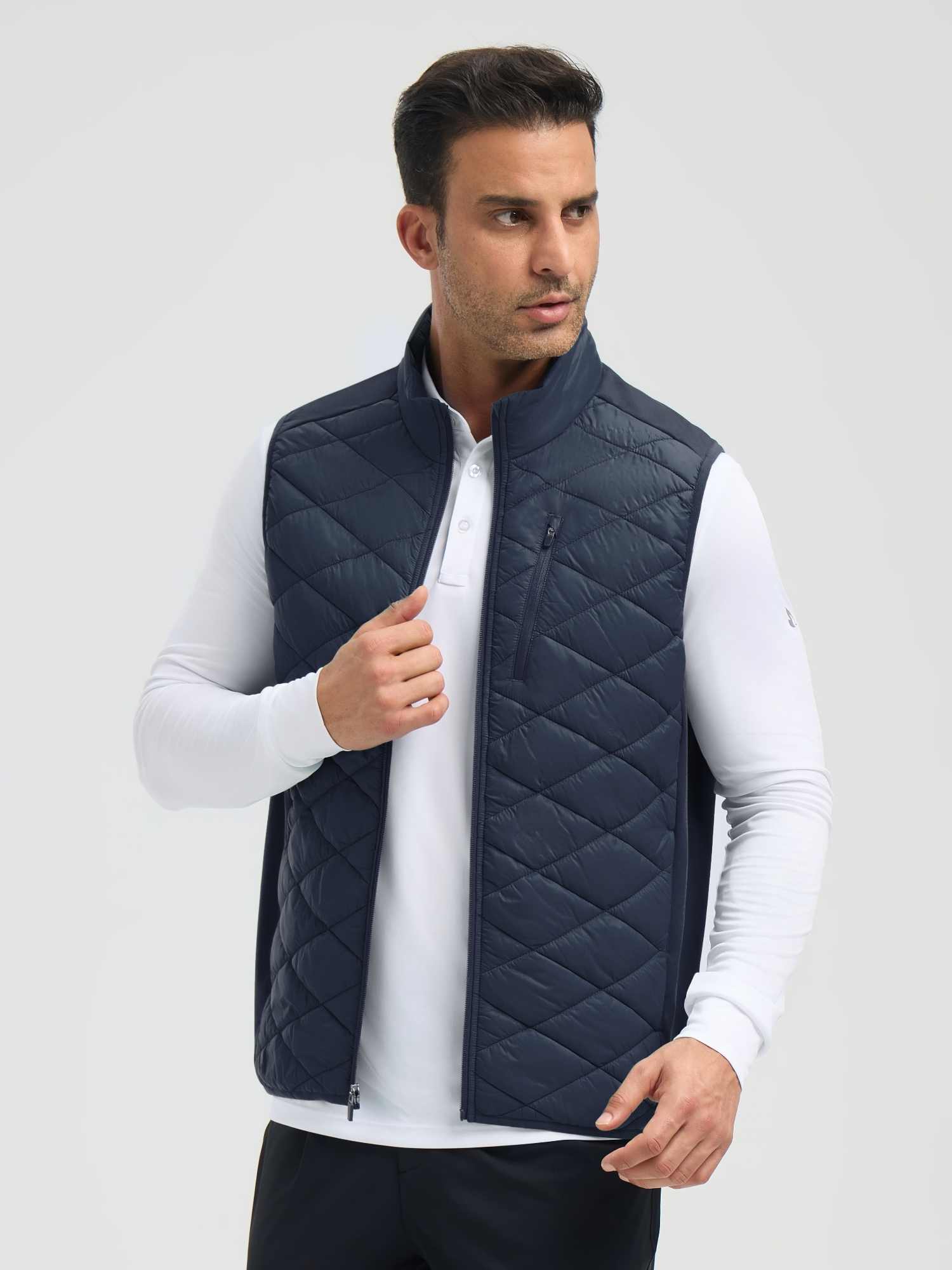 Men's Golf Insulated Vest | Waterproof, 5 Pockets - Baleaf