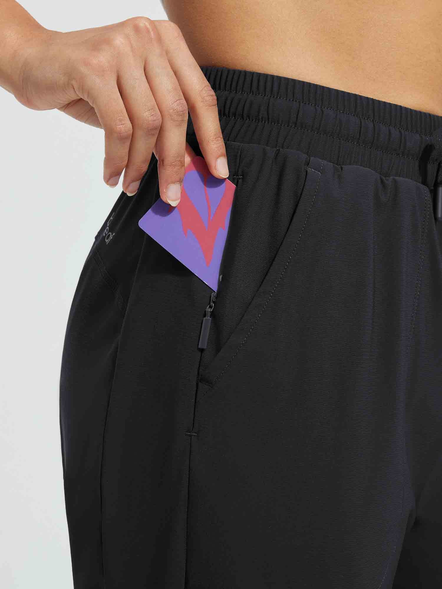Pantaloni Capri Da Donna Per Nuoto E Spiaggia – Asciugatura Rapida, UPF 50+, 3 Tasche, Vestibilità Comoda