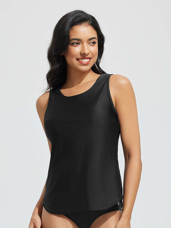 Women's High Neck Tankini Top