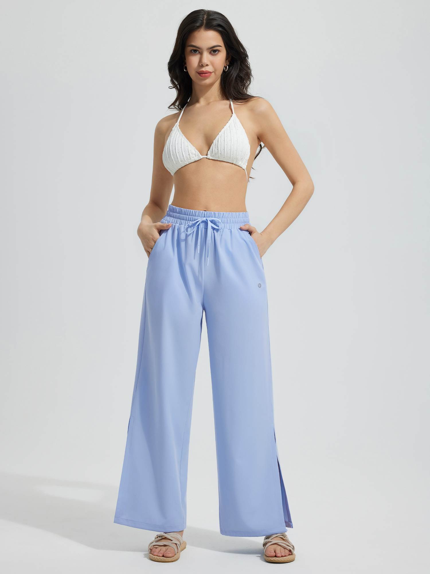 パンツ Nala Wide leg swim pants Women's UPF 50+ Wide-Leg Swim Pants | Quick-Dry with Pockets